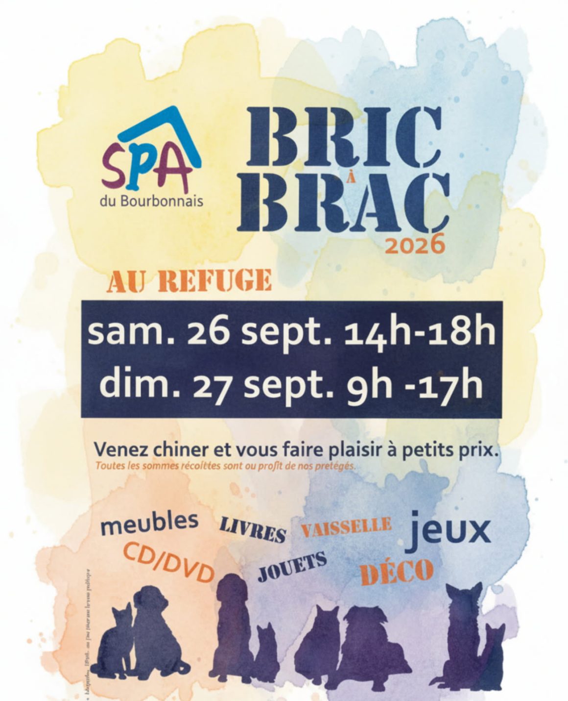Illustration de l’actualité Bric-à-Brac 2026 : venez chiner pour nos animaux !