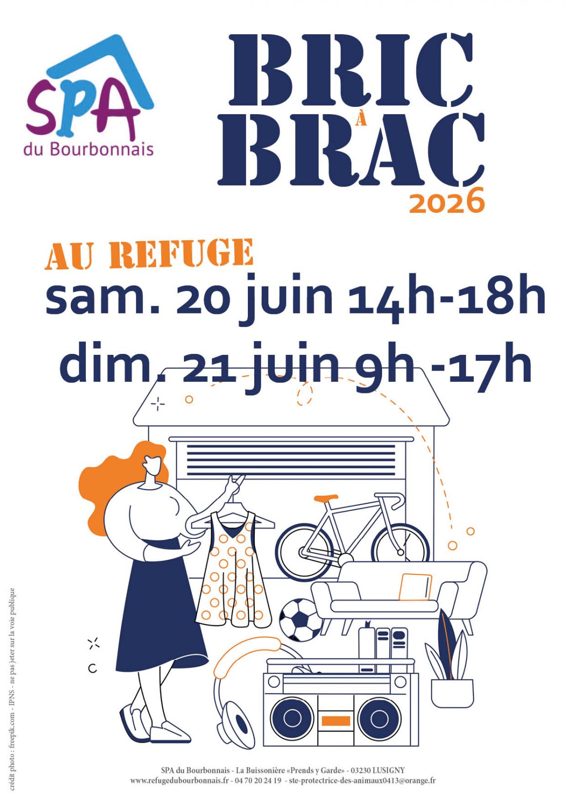 Bric à Brac 20 et 21 juin 2026 Bric à Brac 20 et 21 juin 2026